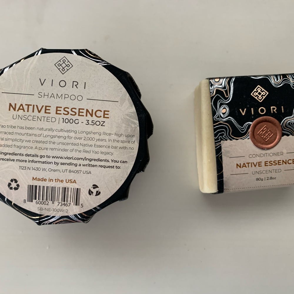 Viori shampoo & conditioner bars